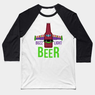 BUZZ LIGHT BEER Baseball T-Shirt